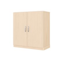 Regalschrank mit Türen, Sockel, schräg