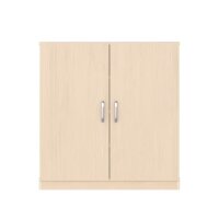 Regalschrank mit Türen, Sockel, frontal