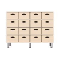 Regalschrank mit Materialkästen, SteRüßen, frontal