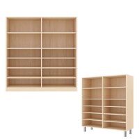 Regalschrank 120, 12 Fächer, Sockel oder...