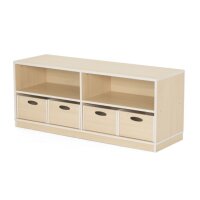 Regalschrank mit Sockel