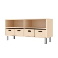 Regalschrank mit Füßen schräg
