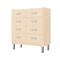 Schrank mit 8 Schubladen, Stellfüße