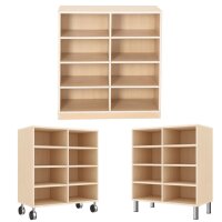Regalschrank mit 8 Fächern