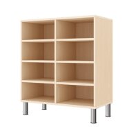 Regalschrank mit 8 Fächern, Stellfüße