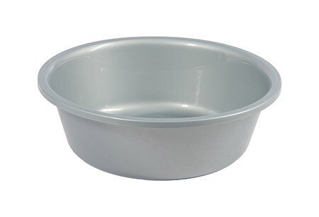 Kunststoff-Schüssel silber 380