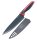 Chefmesser schwarz/rot 372