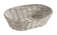 Brotkorb oval grau 118