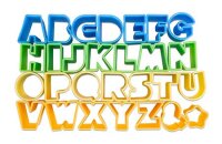 Ausstechformen-Set Alphabet 385