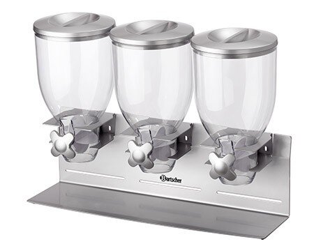 Cerealienspender 3-fach 3 x 3,5Ltr. 457