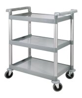 Servierwagen grau, 3 Borde 704