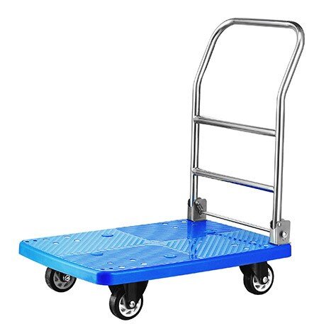 Plattformwagen blau 215
