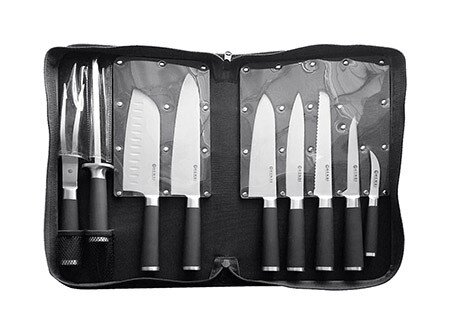 Messer-Set 9-teilig mit Tasche 690