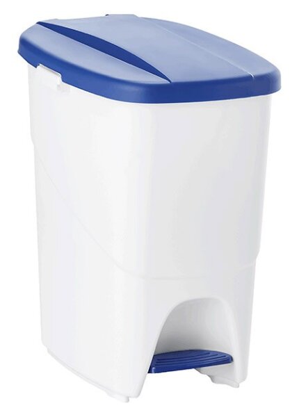 Treteimer PP, grau/blau 184