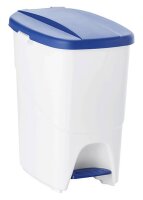Treteimer PP, grau/blau 184