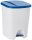 Treteimer PP, grau/blau 436