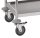Servierwagen Edelstahl, 3 Borde