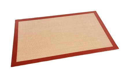 Backmatte rot/beige 180