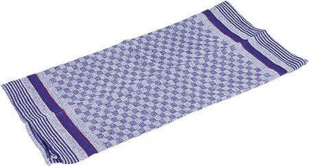 Grubentuch, blau/weiß kariert 220