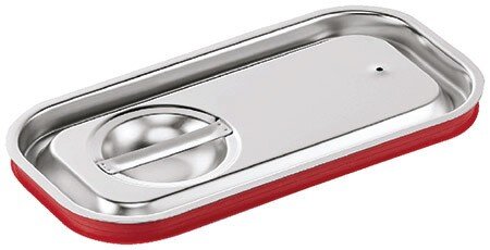 GN-Deckel mit roter Silikondichtung 877