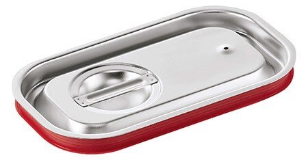 GN-Deckel mit roter Silikondichtung 754
