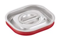 GN-Deckel mit roter Silikondichtung 662