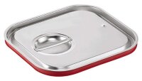 GN-Deckel mit roter Silikondichtung 865