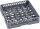 Tellerkorb 25 Finger blaugrau 207