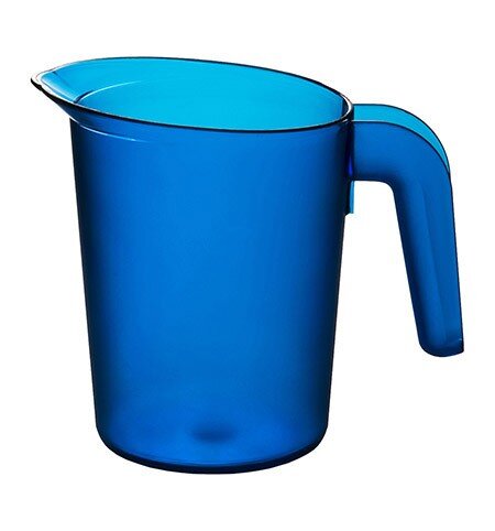 Krug transparent blau 0,5L 518