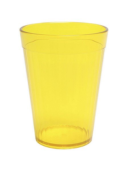 Riffelbecher transparent 0,15L 491