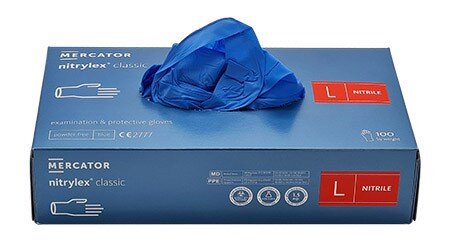 Einweghandschuhe Nitril blau 344