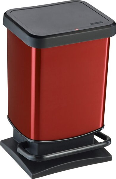 Treteimer PASO rot metallic 221