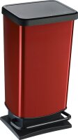 Treteimer PASO rot metallic 732
