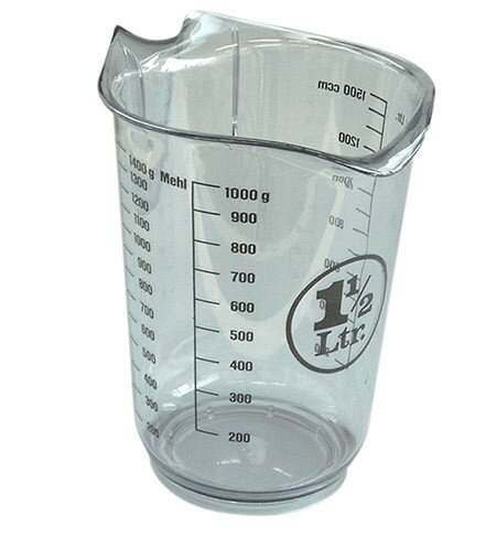 Messkanne, transparent 170