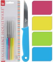 Schälmesser-Set, 4-teilig