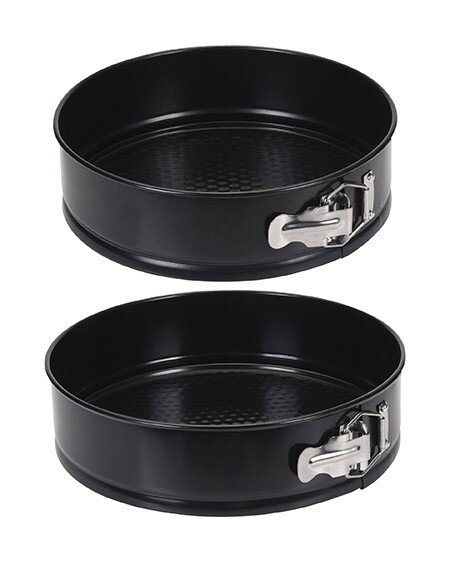 Springformen-Set, 2-teilig, schwarz 56