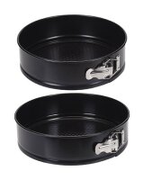 Springformen-Set, 2-teilig, schwarz 56