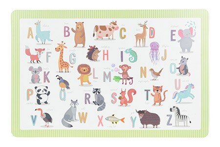 Platzmatte Alphabet Animal 678