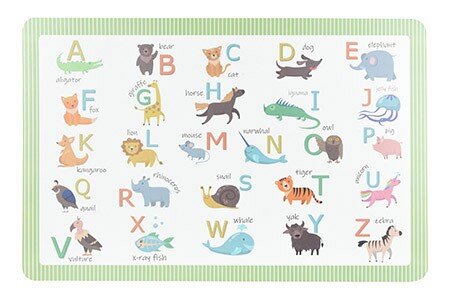 Platzmatte Alphabet Animal 712