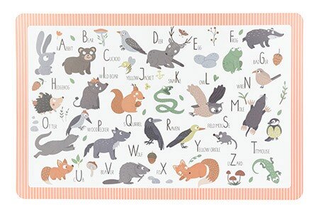 Platzmatte Alphabet Animal 960