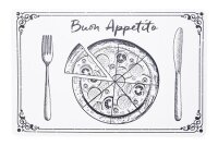 Platzmatte Pizza 59