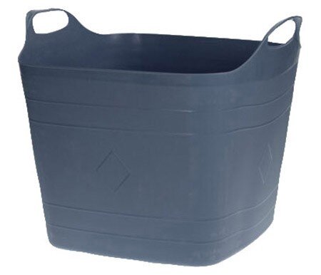 Tragekorb flexibel 25L retro-blau 663