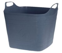 Tragekorb flexibel 25L retro-blau 663