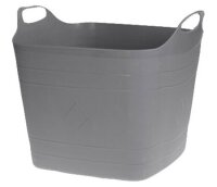 Tragekorb flexibel 25L grau 147