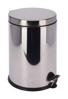 Treteimer Edelstahl, 12L 943
