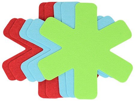 Pfannenschutz-Set 5-teilig, Ø 18cm 187