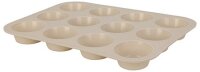 Muffin-Backform, Silikon farbig 293