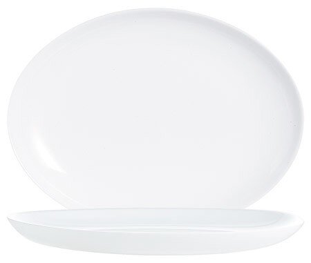 Platte oval ohne Fahne 959