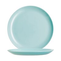 Teller flach 25cm, turquoise 664