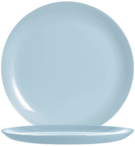Teller flach 25cm, paradise blue 661